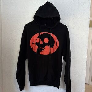 Tultex Gorrilaz Black and Red Hoodie Sweatshirt